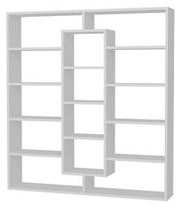 Designový regál Xiola 135,7 cm bílý