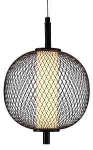 LED Lustr na lanku PUMA LED/10W/230V pr. 20 cm černá