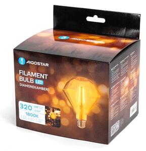 LED Žárovka FILAMENT E27/4W/230V 1800K diamant - Aigostar