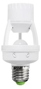 SOLIGHT PIR senzor pro žárovku s paticí E27, interiérový IP20, bílý