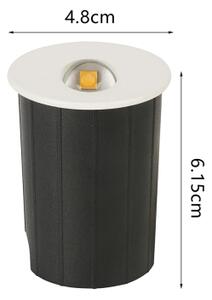 Brilagi - LED Venkovní vestavné svítidlo STAIRDOT LED/2W/230V bílá IP65 kulatý