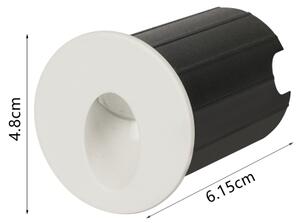 Brilagi - LED Venkovní vestavné svítidlo STAIRDOT LED/2W/230V bílá IP65 kulatý