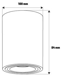 Brilagi - Bodové svítidlo MIA 1xGU10/30W/230V 100x80 mm béžová