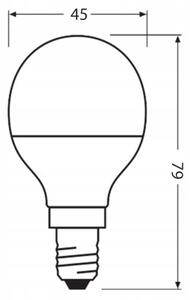 LED Žárovka z recyklovaného plastu P45 E14/4,9W/230V 4000K - Osram