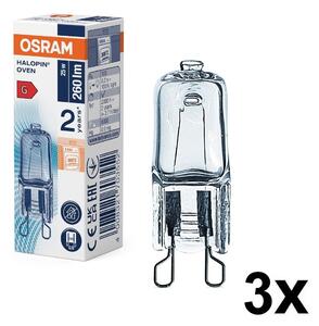 SADA 3x Žárovka do trouby HALOPIN G9/25W/230V 2700K - Osram
