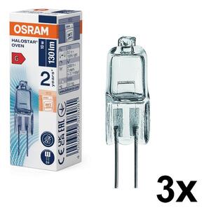 SADA 3x Žárovka do trouby HALOSTAR G4/10W/12V 2700K - Osram