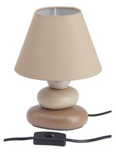 Brilliant - Stolní lampa PAOLO 1xE14/40W/230V keramika/béžová