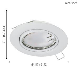Eglo 94239 - LED Podhledové svítidlo PENETO 1xGU10-LED/5W/230V