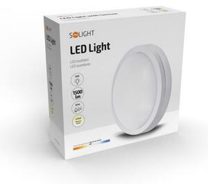 SOLIGHT LED venkovní osvětlení Siena bílé 20W, 1500lm, 4000K, IP54, 23cm