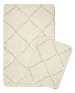 Krémové koupelnové předložky v sadě 2 ks 50x80 cm Cizgili – Foutastic