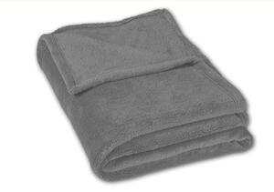 Micro deka jednolůžko 150x200cm tmavě šedá 300g/m2