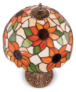 Brilagi - Tiffany vitrážová stolní lampa SUNFLOWER 1xE27/60W/230V