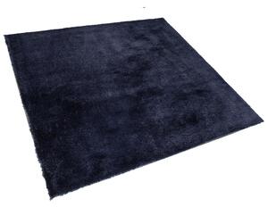 Koberec shaggy 200 x 200 cm tmavě modrý EVREN
