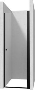 Deante Kerria Plus sprchové dveře 90 cm sklopné černá matný/průhledné sklo KTSWN41P
