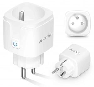 Aligator WAL001 - Chytrá zásuvka 3680W/230V/Typ E/16A Wi-Fi Tuya