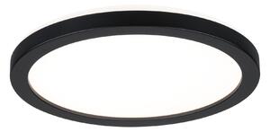 Paulmann 70997 Atria Shine, černé stropní svítidlo s korónou, 11,2W LED 3000K, průměr 19cm