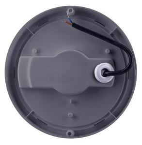 SOLIGHT LED venkovní svítidlo 13W, 910lm, 4000K, IP54, 17cm, kruhové šedé