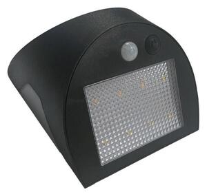 LED Solární nástěnné svítidlo se senzorem LED/3W/3,7V 1200 mAh IP54 černá
