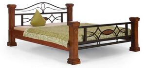 (3443) CONSTANTIN masivní postel kaučukovník natur 200x200cm