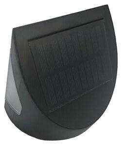 LED Solární nástěnné svítidlo se senzorem LED/3W/3,7V 1200 mAh IP54 černá