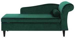 Sametová lenoška pravostranná smaragdově zelená LUIRO