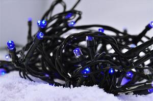 SOLIGHT LED vánoční řetěz, 3m, 20 LED, 3 x AA, modré světlo, zelený kabel