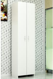 Designová víceúčelová skříň Dallin 182 cm bílá