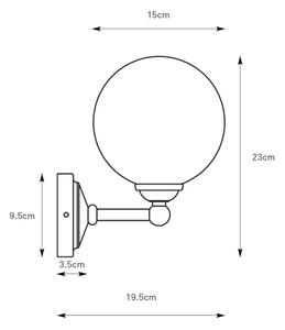 Markslöjd 109022 - Nástěnná lampa TROPEA 1xG9/20W/230V lesklý chrom