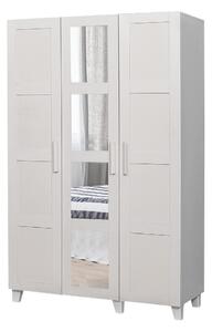 Designová šatní skříň Tailynn 189 cm bílá