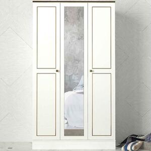 Designová šatní skříň Raisie 194 cm bílá