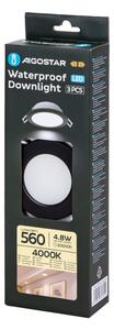 Aigostar-SADA 3xLED Koupelnové podhledové svítidlo 4,8W/230V 4000K IP65 černá