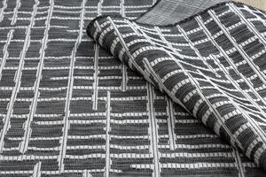 Dywany Łuszczów Kusový koberec Sion Sisal Trellis 22144 black/ecru ROZMĚR: 80x150