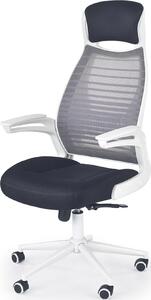 Kancelářská židle FRANCESCA - černá/bílá/šedá