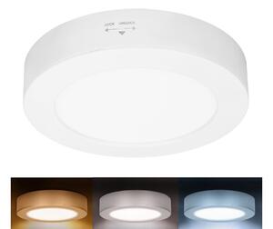 Solight WD240-W - LED Panel 2v1 LED/12W/230V 3000/4000/6000Kpr.17cm IP54 bílá