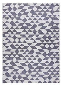 Dywany Łuszczów Kusový koberec Sion Sisal Triangles 22373 ecru/blue-pink – na ven i na doma Rozměry koberců: 200x290