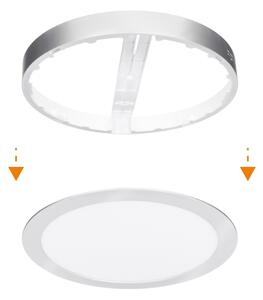 Solight WD242-S - LED Panel 2v1 18W/230V 3000/4000/6000K pr. 22,5 cm IP54 stř