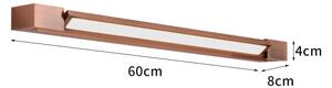 Brilagi-LED Koupelnové osvětlení zrcadla AQUA LINE LED/18W/230V 60 cm IP44 bronz