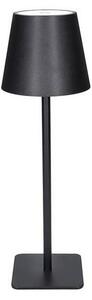 Solight WO69-B - LED Stm. nab. dot. stol. lampa LUCCA LED/3,7V 2000 mAh černá
