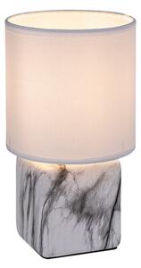 Rabalux 74069 - Stolní lampa NALISA 1xE14/40W/230V bílá/dekor mramoru