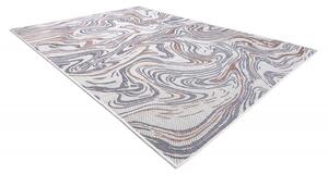Dywany Łuszczów Kusový koberec Sion Sisal Waves 2836 ecru/blue/pink – na ven i na doma Rozměry koberců: 80x150