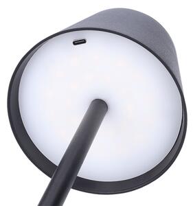 Solight WO69-B - LED Stm. nab. dot. stol. lampa LUCCA LED/3,7V 2000 mAh černá