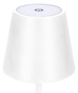 Solight WO69-W - LED Stm. nab. dot. stol. lampa LUCCA LED/3,7V 2000 mAh bílá