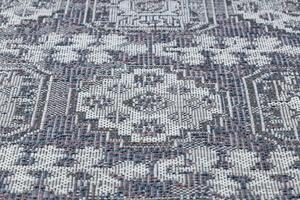 Dywany Łuszczów AKCE: 140x190 cm Kusový koberec Sion Sisal Ornament 2832 blue/pink/ecru – na ven i na doma - 140x190 cm