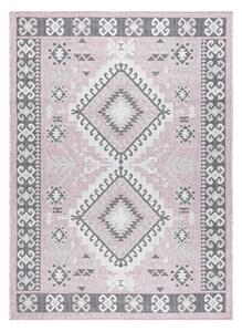 Kusový koberec Sion Sisal Aztec 3007 pink/ecru-80x150