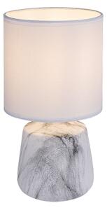 Rabalux 74067 - Stolní lampa NALISA 1xE14/40W/230V bílá/dekor mramoru