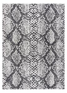 Dywany Łuszczów Kusový koberec Sion Sisal Snake`s skin 22162 ecru/black – na ven i na doma Rozměry koberců: 80x150