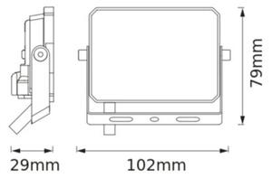 Osram - LED Reflektor FLOODLIGHT LED/10W/230V 4000K IP65