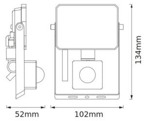 Osram - LED Reflektor se senzorem FLOODLIGHT LED/10W/230V 3000K IP65