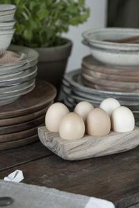 Ib Laursen Dřevěný stojan na vajíčka Egg - Acacia Wood IBL190