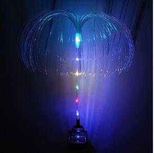 LED RGB Solární svítidlo LED/1,2V 300 mAh IP44 černá